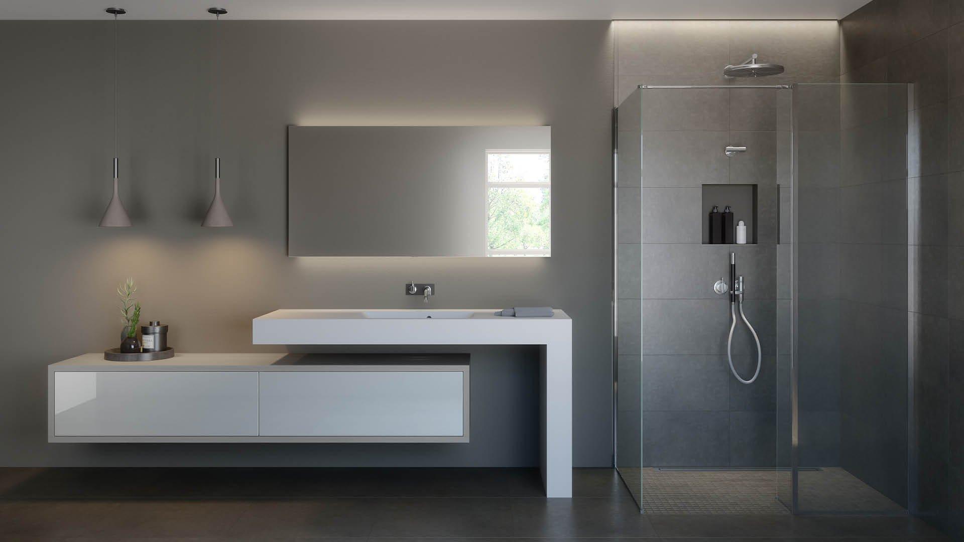 Baderomsløsning fra Sigdal: Lilje Palett