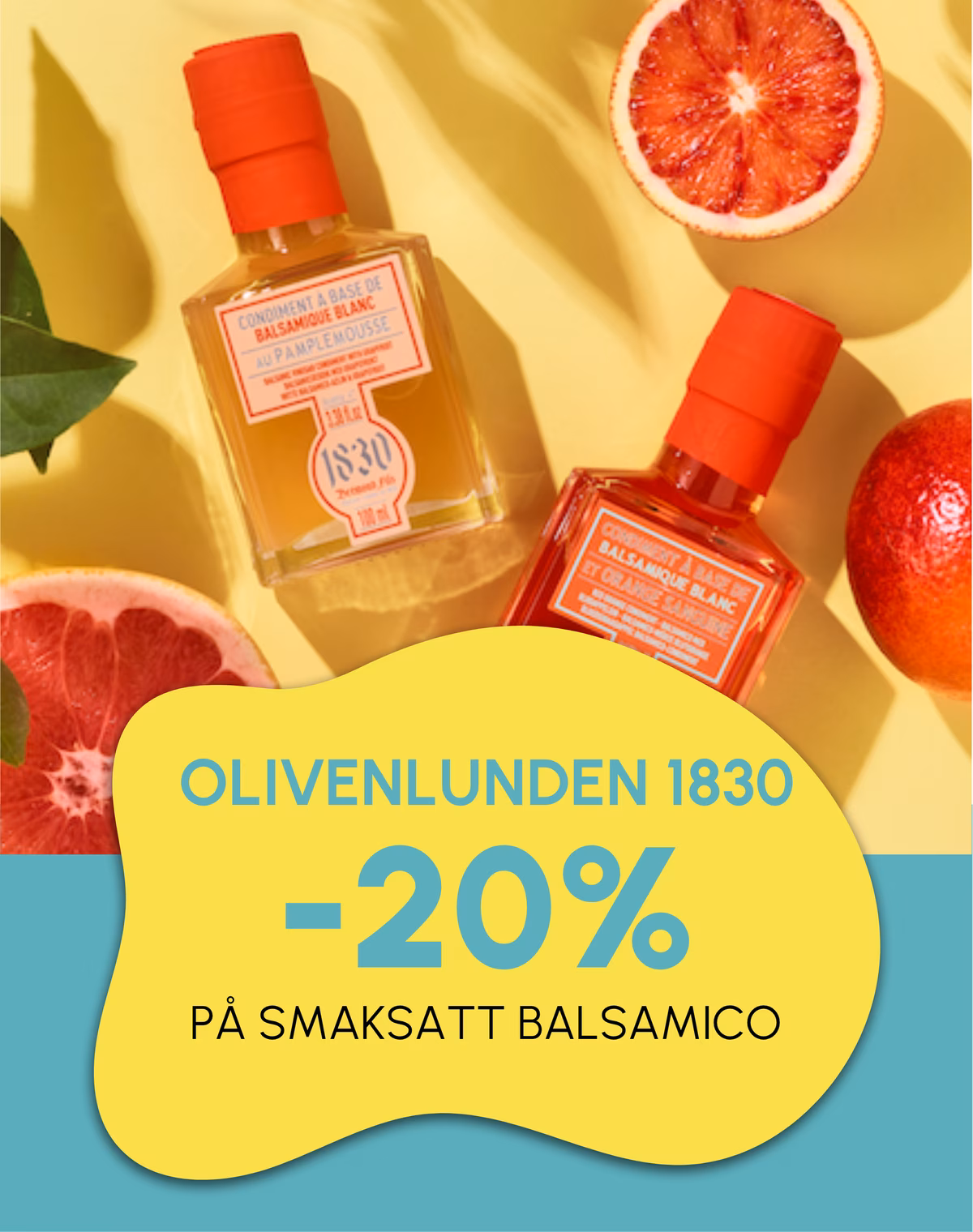 20% på smaksatt balsamico