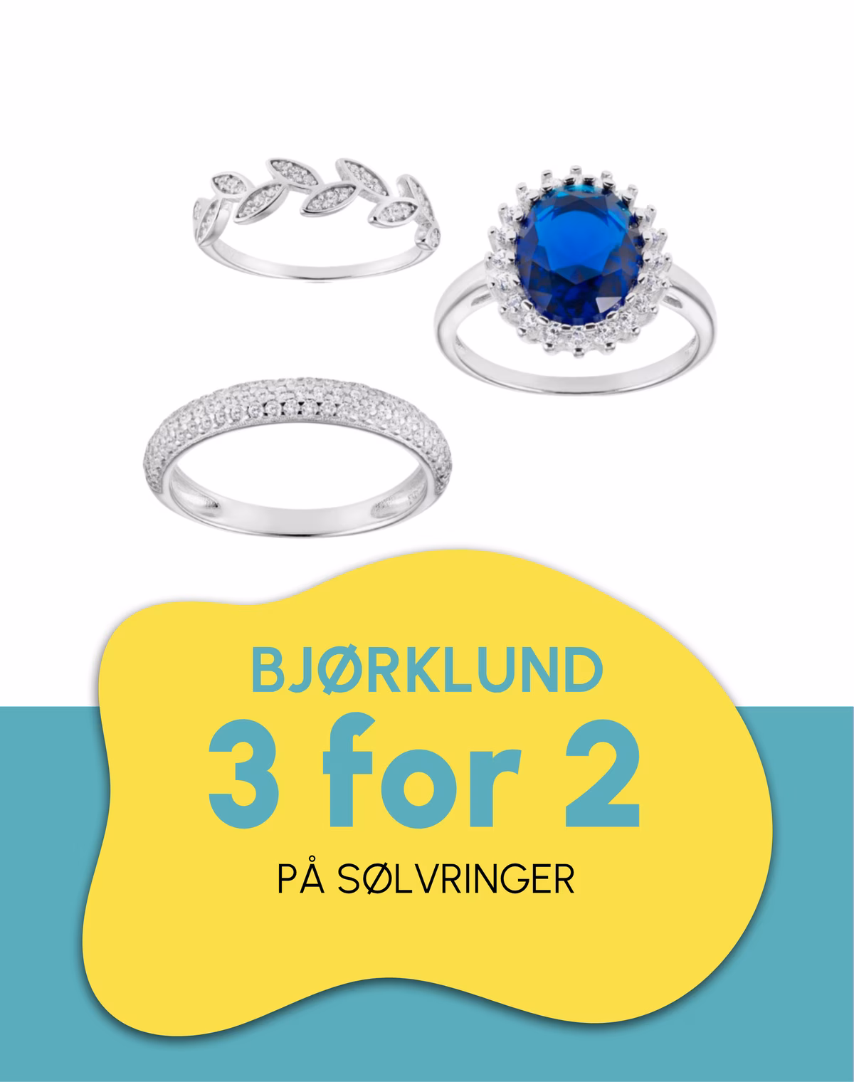 3 for 2 på sølvringer