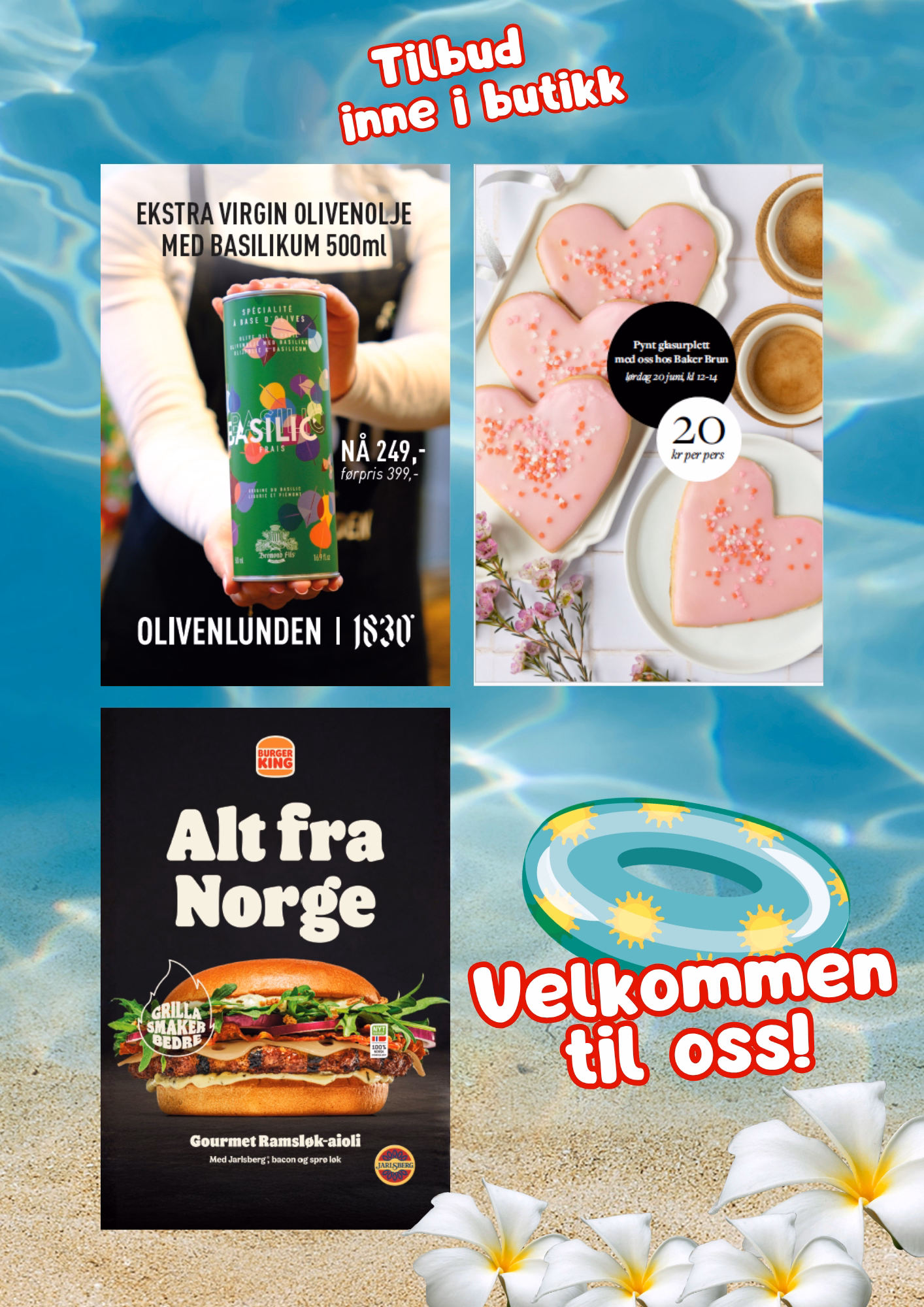 Tilbud inne i butikk - Sommermarked 2026
